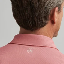 Soul Performance Mesh Polo Pink Crepe