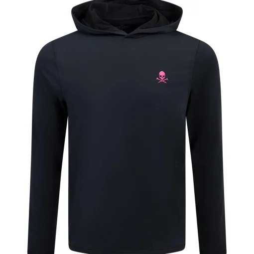 S&T TG X Highlight Brushed Back Tech Terry Hoodie Onyx