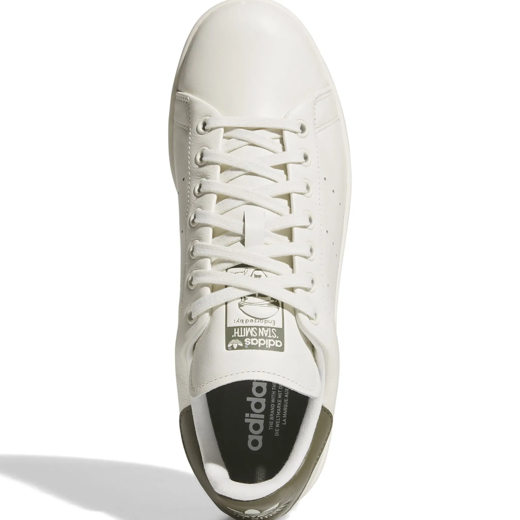 Stan Smith Spikeless Golf Shoes White/Olive Strata