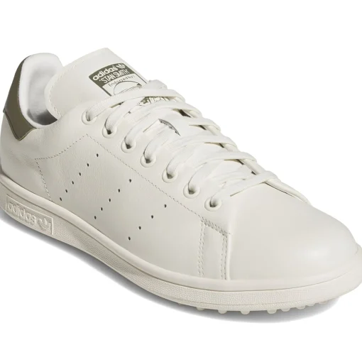 Stan Smith Spikeless Golf Shoes White/Olive Strata