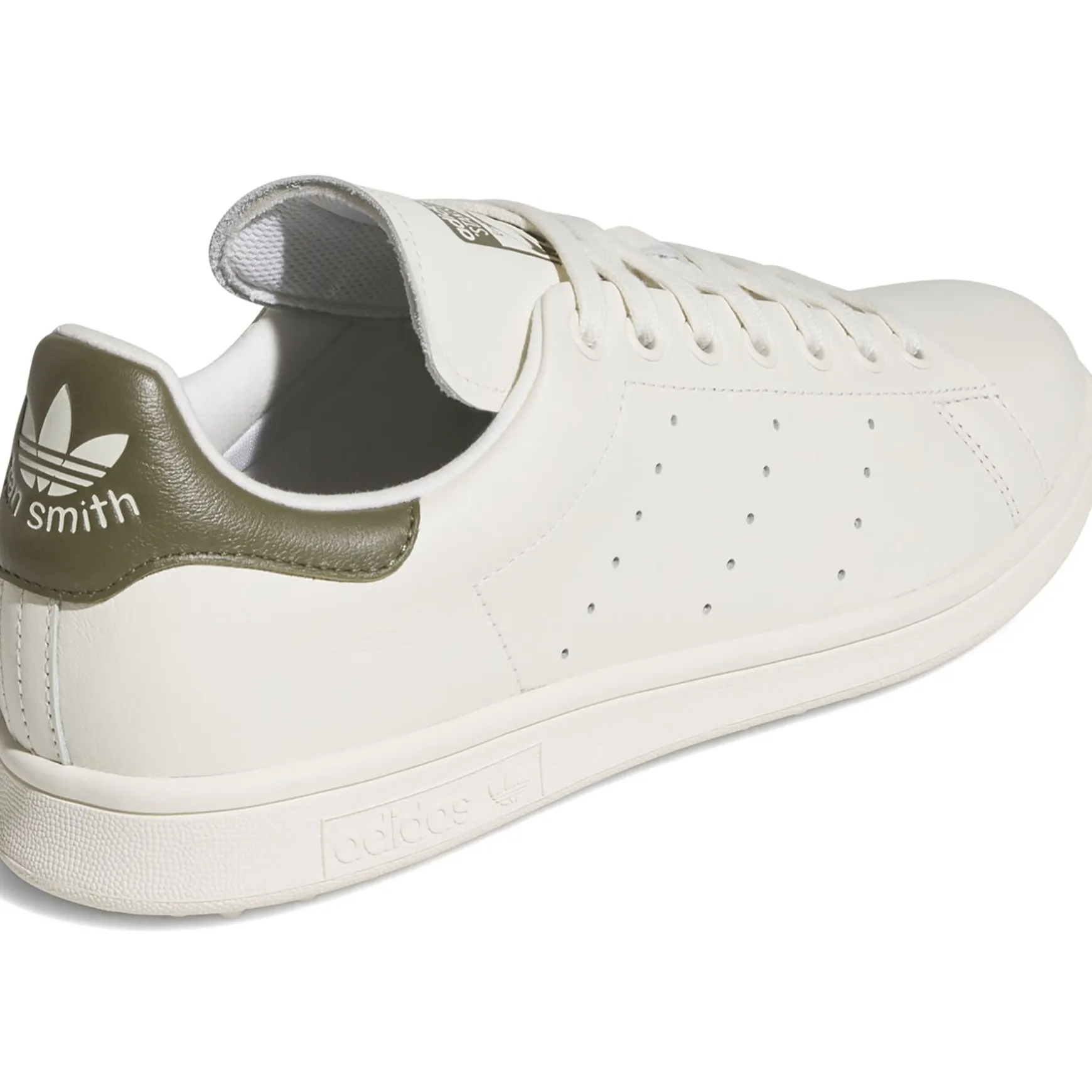Stan Smith Spikeless Golf Shoes White/Olive Strata