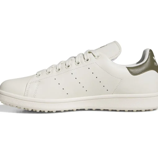 Stan Smith Spikeless Golf Shoes White/Olive Strata