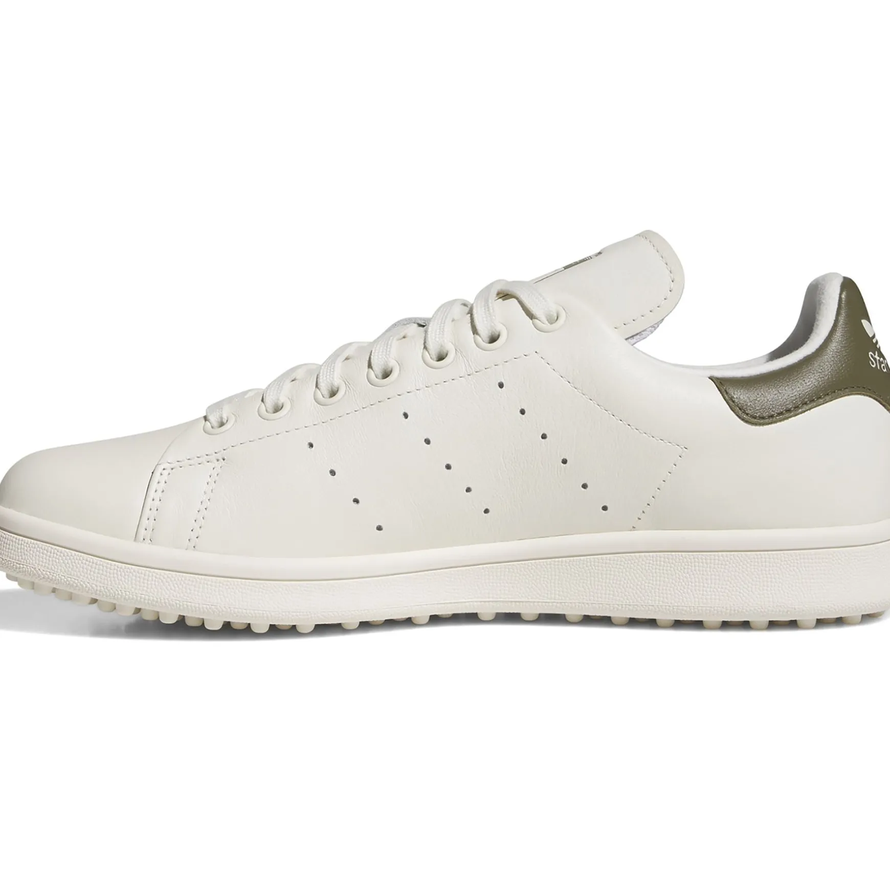 Stan Smith Spikeless Golf Shoes White/Olive Strata