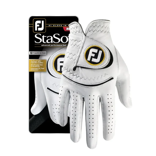 StaSof Regular Golf Glove RH Pearl