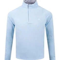 Stealth Performance Quarter Zip Mid Layer Blue Frost