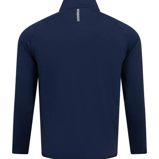 Stealth Performance Quarter Zip Mid Layer Navy