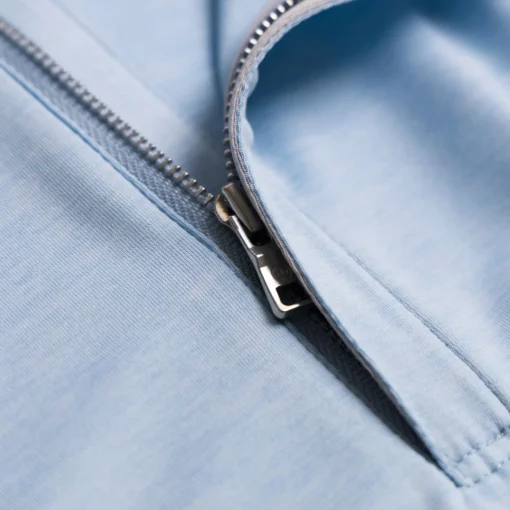 Stealth Performance Quarter Zip Mid Layer Blue Frost