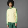 3 Stripes Quarter Zip Yellow