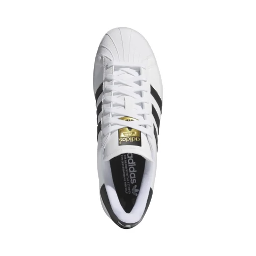 Superstar Spikeless Golf Shoes White/Black/Gold