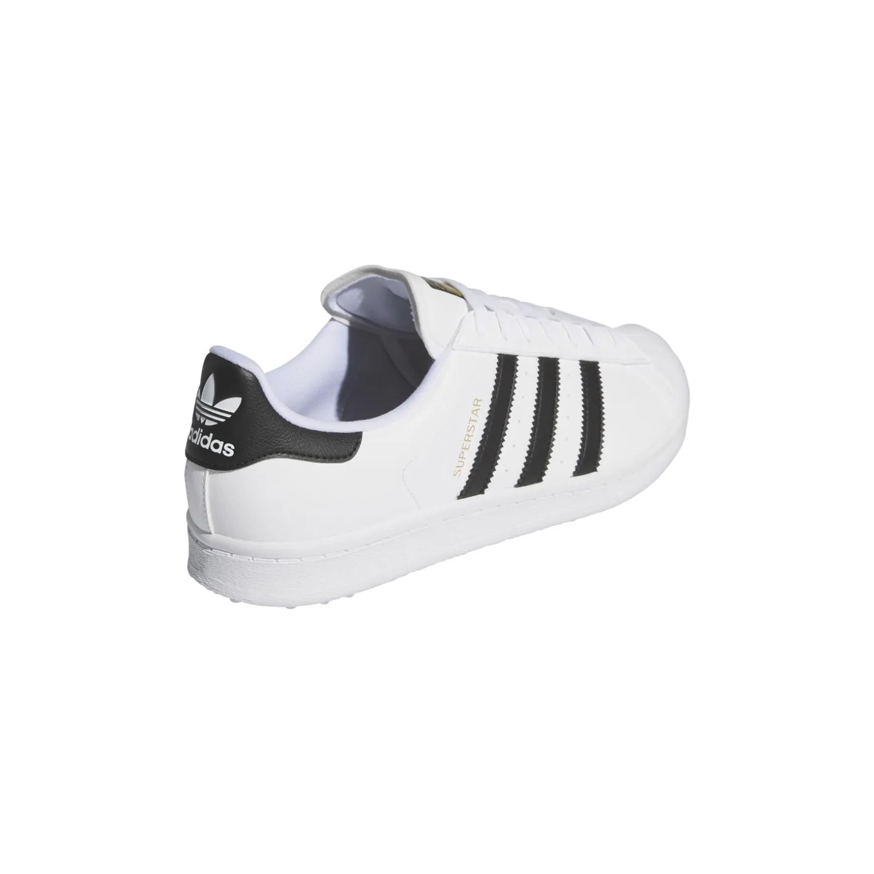 Superstar Spikeless Golf Shoes White/Black/Gold