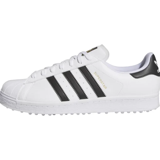 Superstar Spikeless Golf Shoes White/Black/Gold