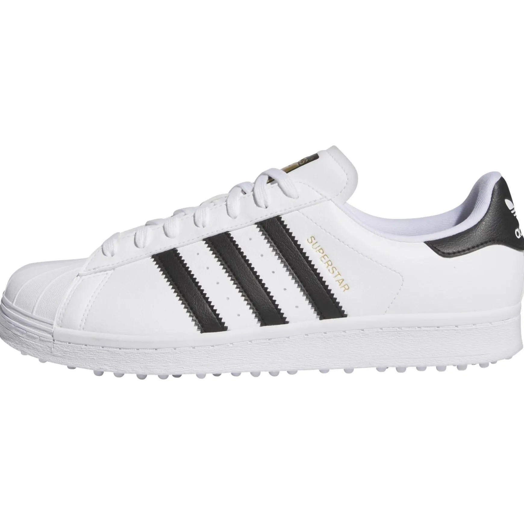 Superstar Spikeless Golf Shoes White/Black/Gold
