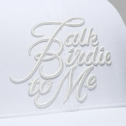 Talk Birdie To Me Stretch Twill Snapback Hat Snow