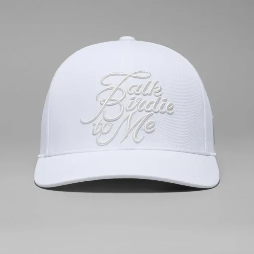Talk Birdie To Me Stretch Twill Snapback Hat Snow