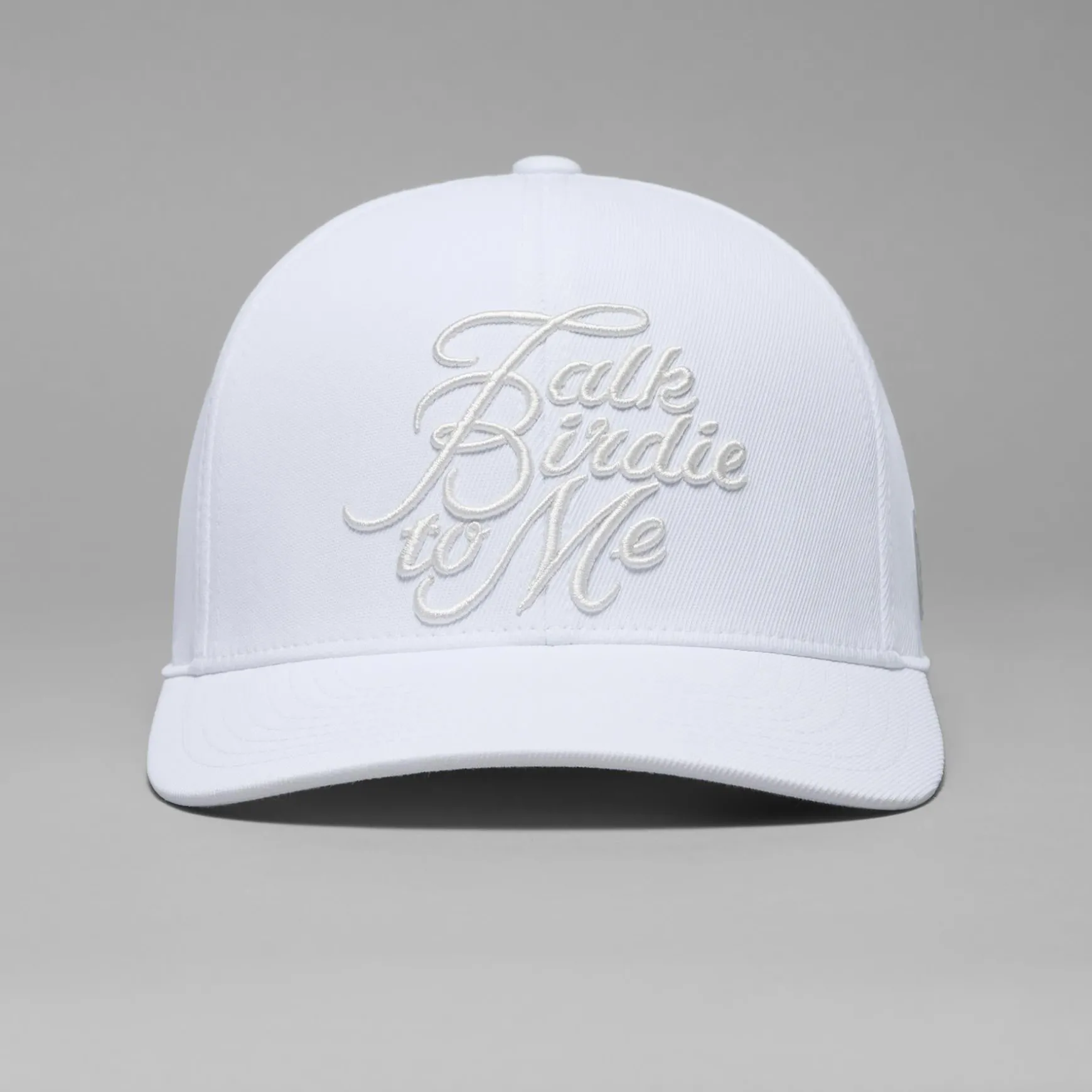 Talk Birdie To Me Stretch Twill Snapback Hat Snow