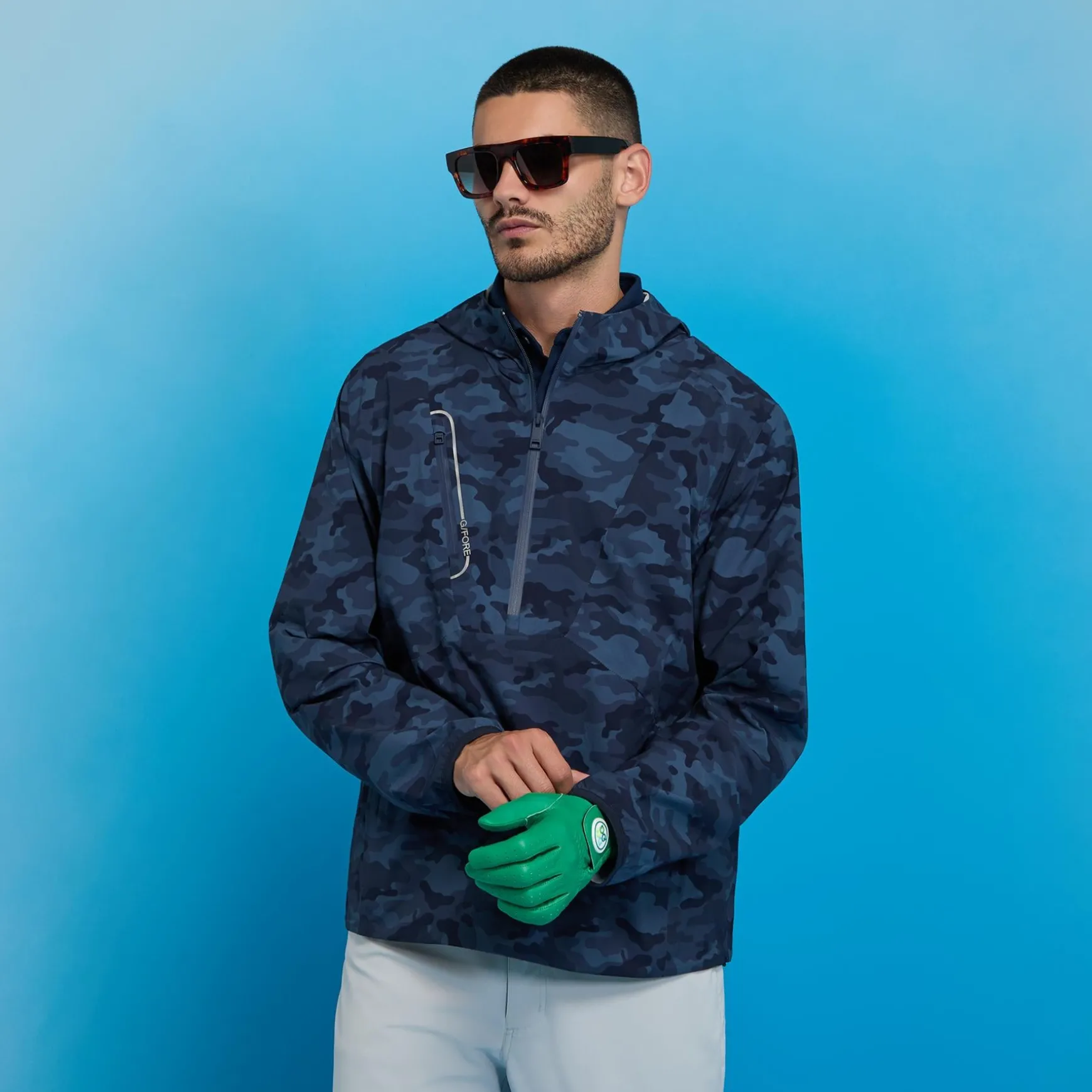 Tech Hooded Pullover Twilight Camo