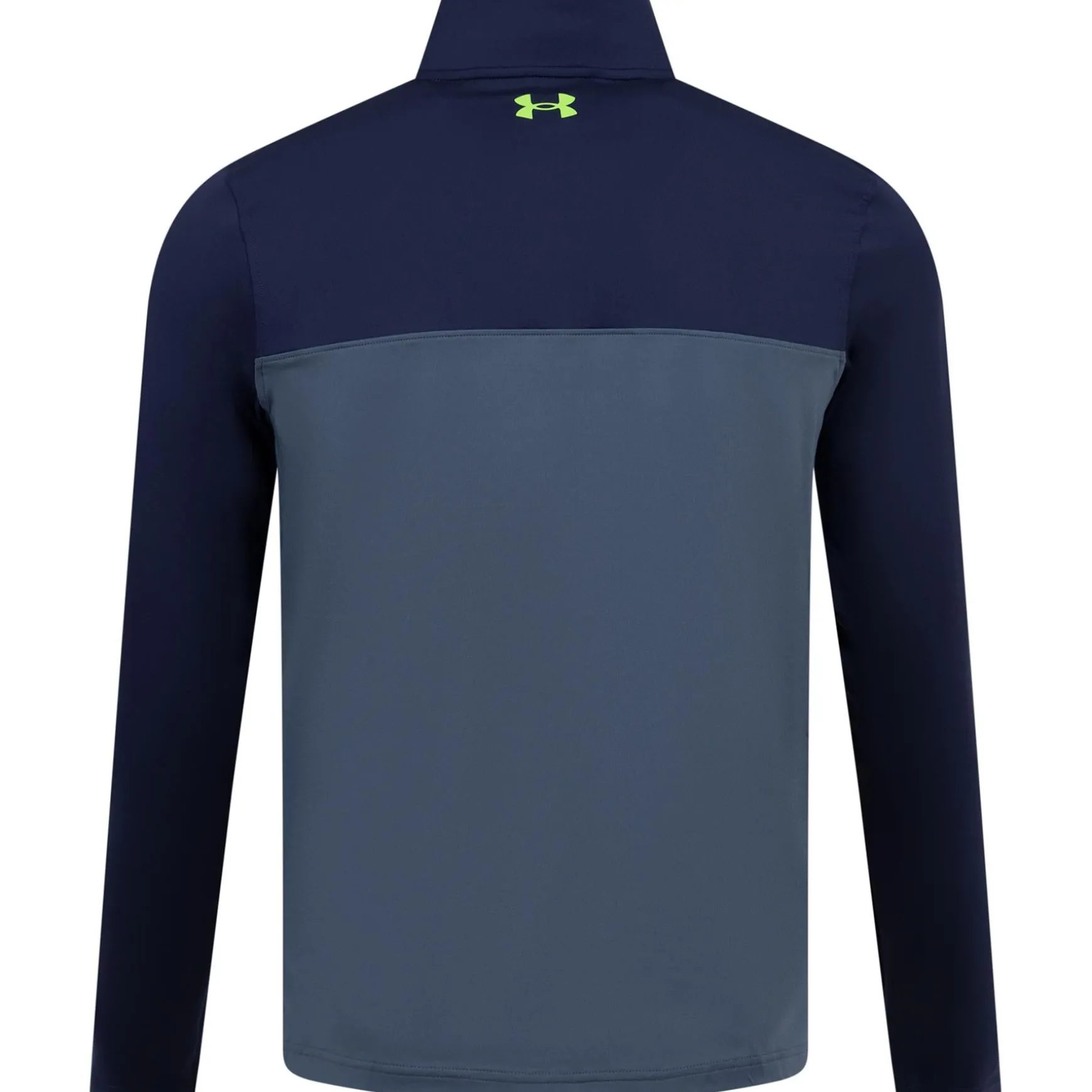 T2G Quarter Zip Mid Layer Midnight Navy/Grey/Green