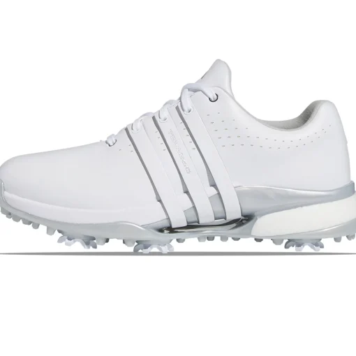 Tour360 24 Leather Golf Shoes White