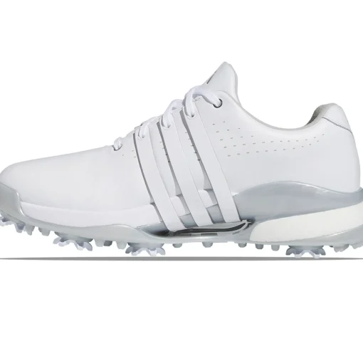 Tour360 24 Leather Golf Shoes White
