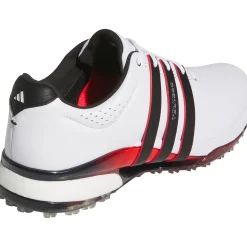 Tour360 25 Spikeless Golf Shoes White/Black/Red