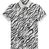 Tour Tech TX Jersey Print Polo Tour Tiger Moonbeam