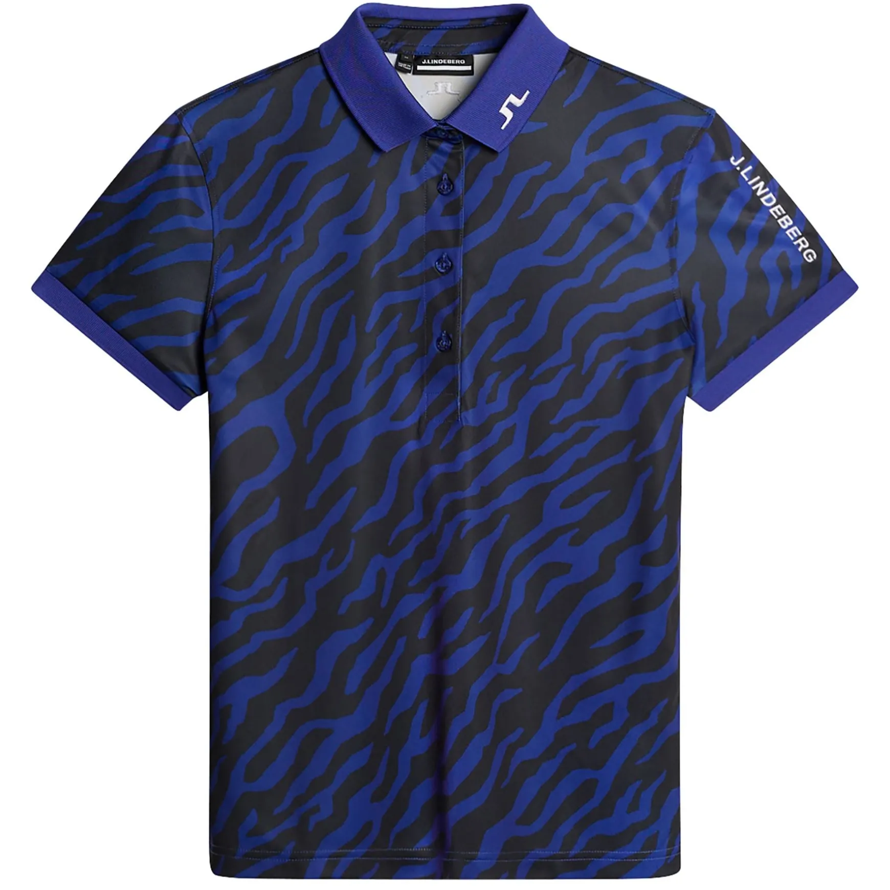 Tour Tech TX Jersey Print Polo Tour Tiger Clematis