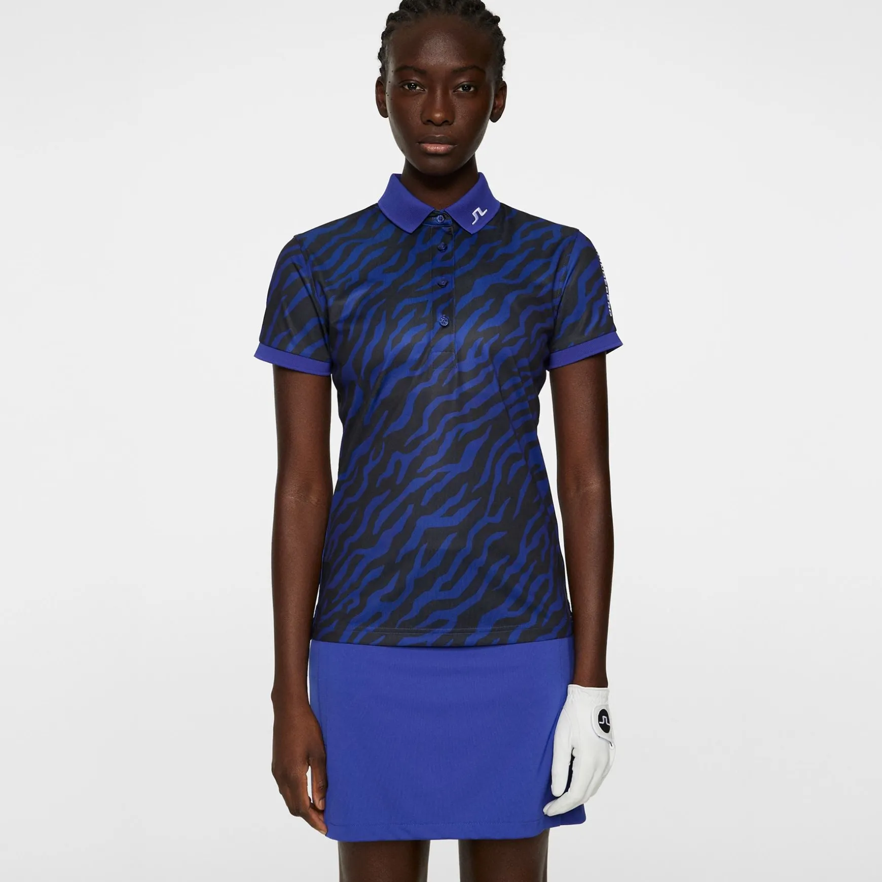 Tour Tech TX Jersey Print Polo Tour Tiger Clematis