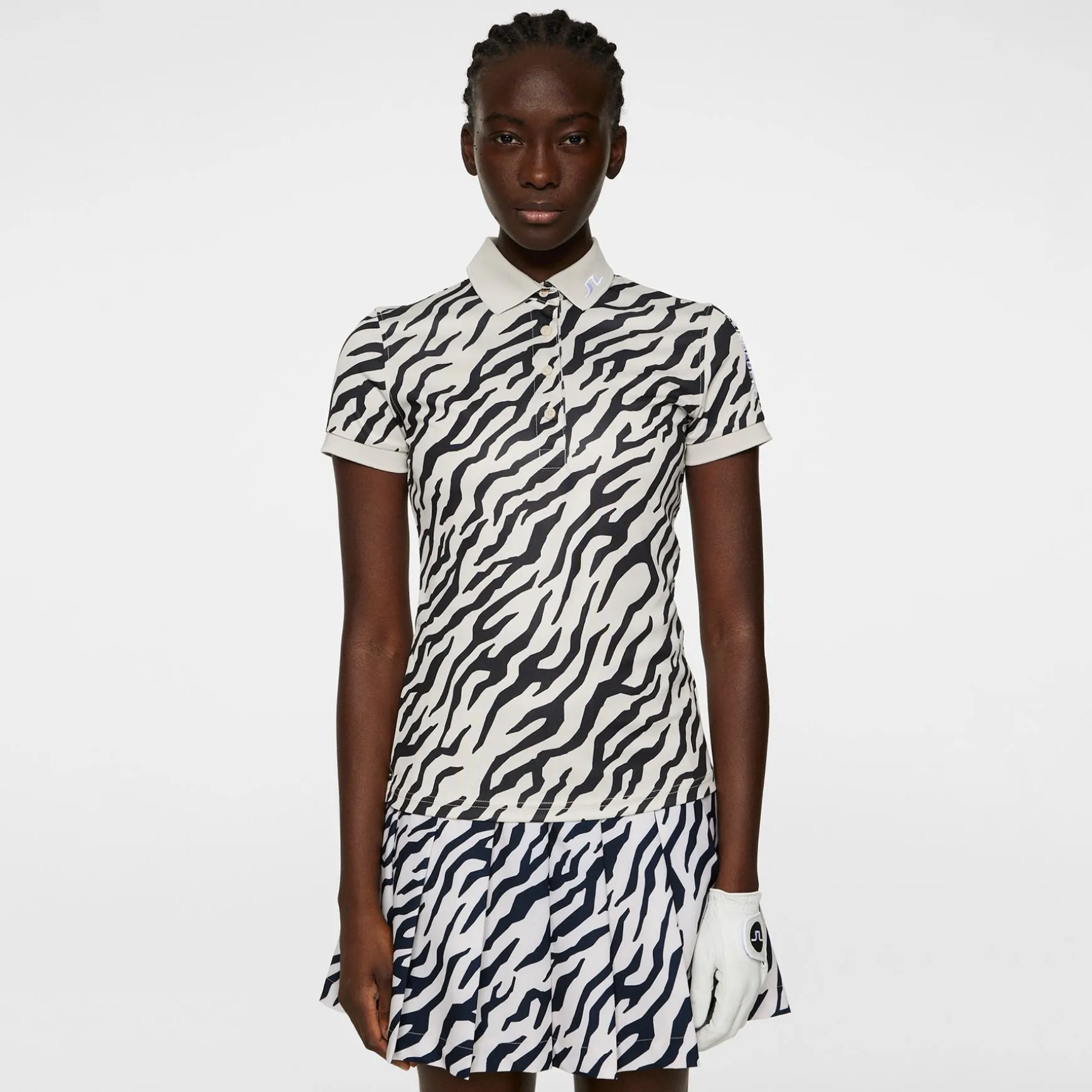 Tour Tech TX Jersey Print Polo Tour Tiger Moonbeam