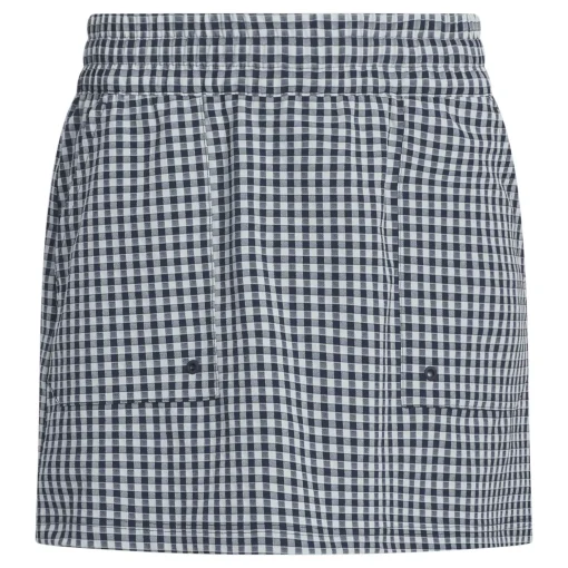 Ultimate365 Gingham Skirt Navy/Wonder Silver