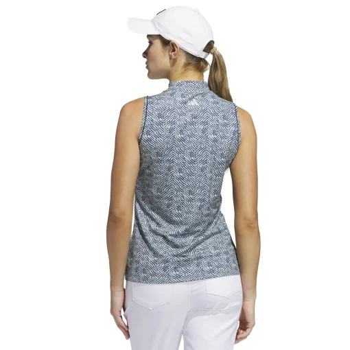 Ultimate365 SL Mock Neck Polo Navy