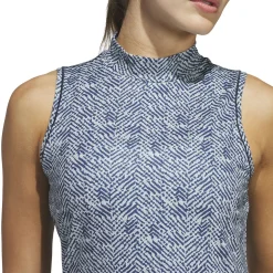 Ultimate365 SL Mock Neck Polo Navy
