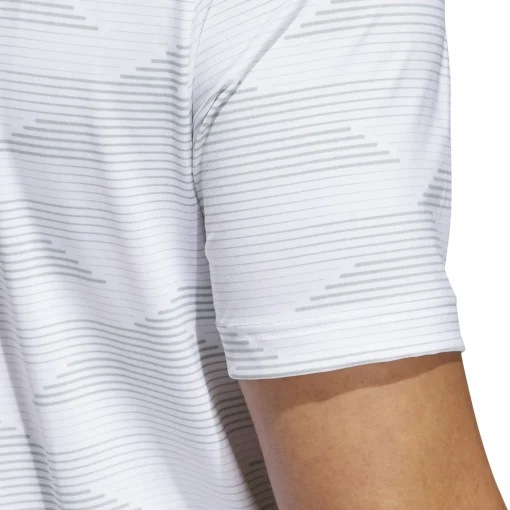 Ultimate365 Speed Stripe Polo White/Silver Green