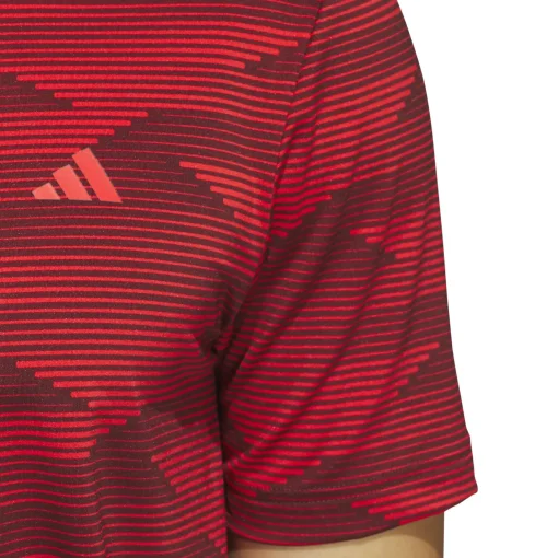 Ultimate365 Speed Stripe Polo Aurora Ruby
