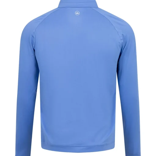 Verge Performance Quarter Zip Blue Sea