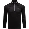 Waffle Fleece Quarter Zip Mid Puma Black