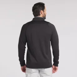 Waffle Fleece Quarter Zip Mid Puma Black
