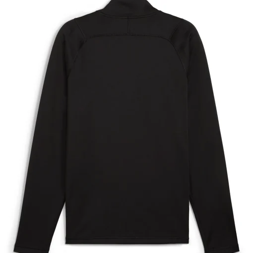 Waffle Fleece Quarter Zip Mid Puma Black