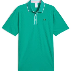 x AP Tipped Jacquard Polo Sparkling Green