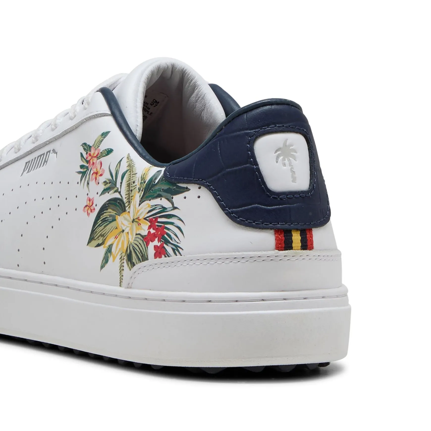 x PTC Clyde Golf Shoes Puma White/Deep Navy/Red Fire