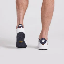 x PTC Clyde Golf Shoes Puma White/Deep Navy/Red Fire