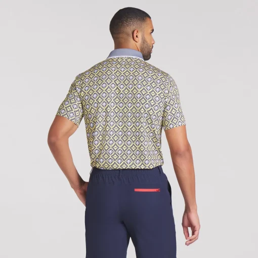 x PTC Tile Polo Red Fire/Sunny Yellow